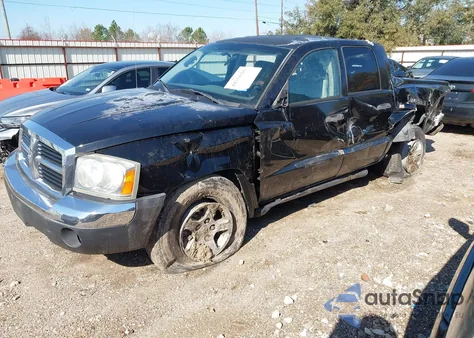 2005 Dodge Dakota Slt из США, поврежденный, VIN 1D7HE48NX5S165602